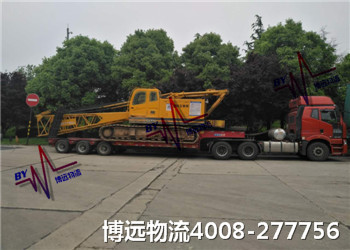 博遠物流履帶吊主機運輸剪影4008-277756 博遠物流履帶吊主機運輸剪影4008-277756